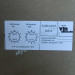 Wholesale White Rectangle QC Pass Stickers Printed Date and Logo for Security