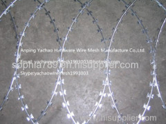 450mm/730mm/980mm Razor Barbed Wire/Galvanized Razor Barbed Wire 10m/16m/20m