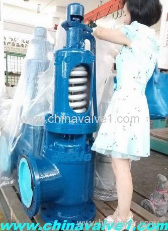 High temperature and high pressure safety valve