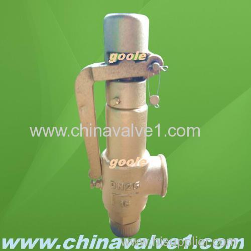 Copper Spring loaded low lift type safety valve