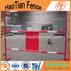 Powder Coating Crowd Control Barrier Traffic Barrier With Reflective Tape