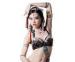 Tribal beaded Belly Dance Tops with heart pendant / belly dance coin top bra