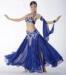 Belly dance bra and belt , belly dancing dresses satin and chiffon fabric material