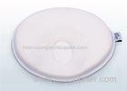 OEM Home Baby Nursing Pillow Flat Head Round Shape 100% Polyester Foam