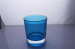 Spraying glass candle holder colored glass candle jar