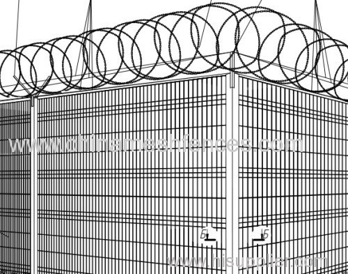 Airport Security Wire Fence System