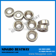 Permanent Ring Magnets Neodymium with countersunk hole