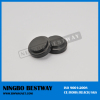 N45 D15x5mm Neodymium Disc Magnets Black Epoxy Coating