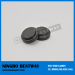 N45 Permanent NdFeB Magnets Disk Black Epoxy