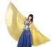 Solid color or sheer color belly dance wing , belly dance accessories folding and sewing