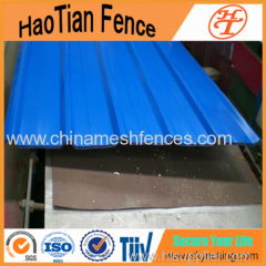 Colorful Temporary Steel Hoarding Used For Construction Sites