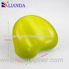Heart Shape Polyurethane Foam Pillow White / Green Comfort 100D - 300D
