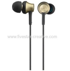 Sony MDR-EX650 EX Monitor Ear Canal Earphone With Brass Housing Mic And Control Brown