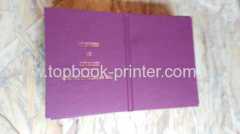 Cloth texture paper cover church hardback certificate printing on demands