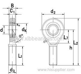 Bearings Rod Ends SA15ES