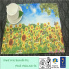 woven vinyl christmas placemats sunflower printed &3D printing table mat