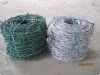 PVC coated barbed wire