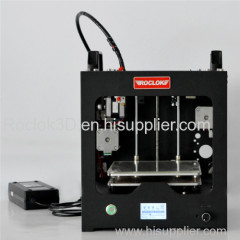 High accuracy family use printing size 110*130*110mm professional desktop 3D printer china