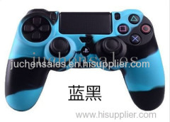 Camouflage Silicone Skin Case Protective Rubber Cover For PS4 Controller