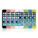 9H 2.5D Toughened Colored Tempered Glass Screen Protector for iPhone 5 5S 5C