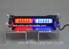 High power Linear 12W LED Visor Light , police led dash lights with Controller