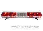 Shock proof Red and blue halogen rotating led light bar With 100W speaker inside