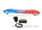 Wind - resistant Red / Blue LED Warning Light Bar With Speaker for Police Car