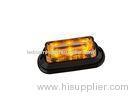 U Type Decorative LED Lighthead , Amber vehicle strobe warning lights Screw installation