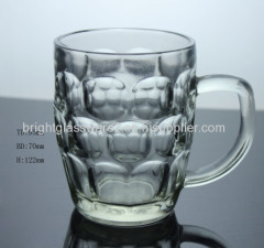High quality Drinking Glassware&glass Beer Mugs with handle