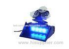 Blue Emergency Vehicles Warning LED Visor Light , vehicle led strobe lights