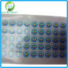 Transparent pvc/pp/bopp sticker for cosmetics custom label sticker