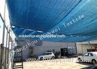 blue 90% UV Shade Cloth Mesh / Agriculture Shading Netting for Park or Garden