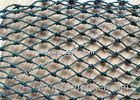 HDPE Plastic Fishing Sunshade Netting , PE Braided Fishing Net By Machine Knitted