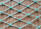 Green 380D Twisted Knotted HDPE Fishing Netfor Fish Netting Cage / Fish Breeding Pond