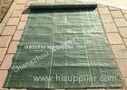 Green 100gsm Horticultural Weed Control Mats / Ground Cover Fabric with Plastic