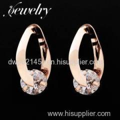 Zircon Copper Earrings E0234