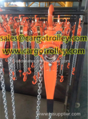 Lever chain hoist price list and advantages