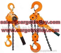 Lever chain hoist price list and advantages
