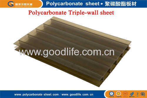 polycarbonate hollow triple-wall sheet