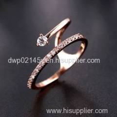 Zircon Copper Ring GSJ0006