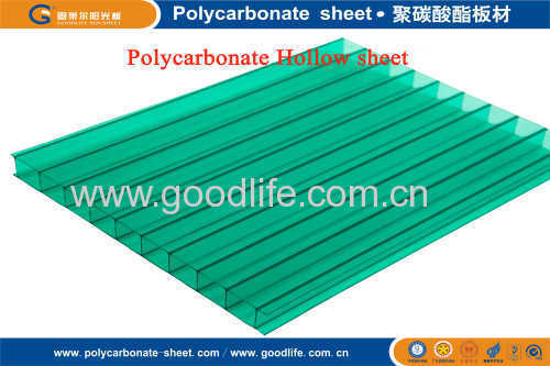 polycarbonate hollow sheet green building material