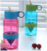 Fashion kids water bottles 500ml children water bottles plastic girl bottle with straw