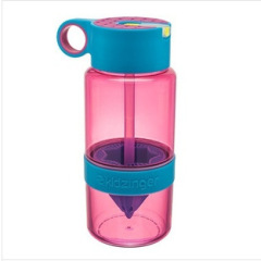 Fashion kids water bottles 500ml children water bottles plastic girl bottle with straw