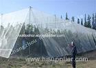 White Crystal Color Raschel Knitted Polyethylene Agriculture Hail Protection Net , Anti Hail Nets