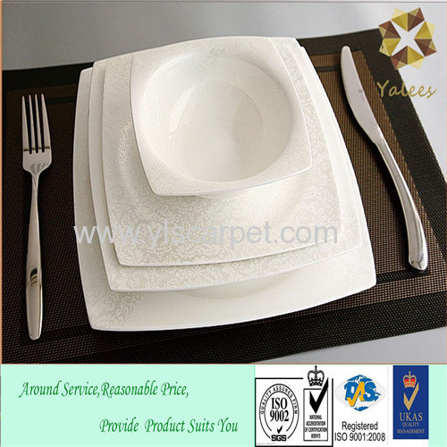 anti-static woven pvc placemat