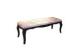 Wood furniture Bedroom Benches , custom upholstered bedroom bench