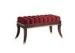 Red Europe style Classic solid wood Bedroom Benches for Villa Decoration