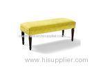 Personalised Yellow long Family Bedroom Benches solid wood modern furniture