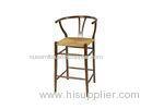 Personalized Leisure High Bar Stool Chairs wood furniture for coffee / tea club