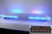 Aluminum Frame 88W Ambulance Blue LED Warning Light Bar high brightness